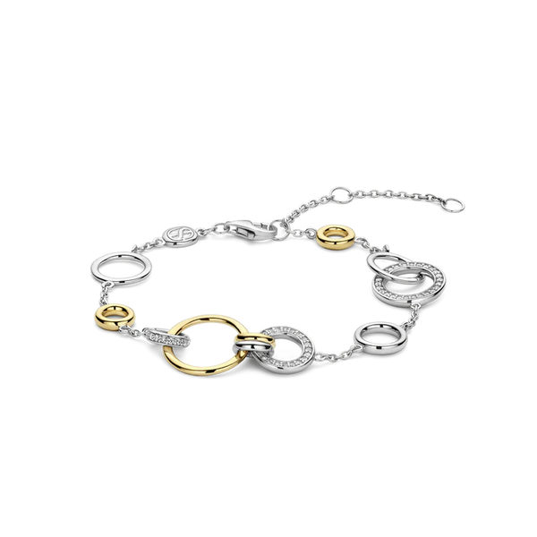 Ti Sento Mixed Metal Infinity Chain Bracelet