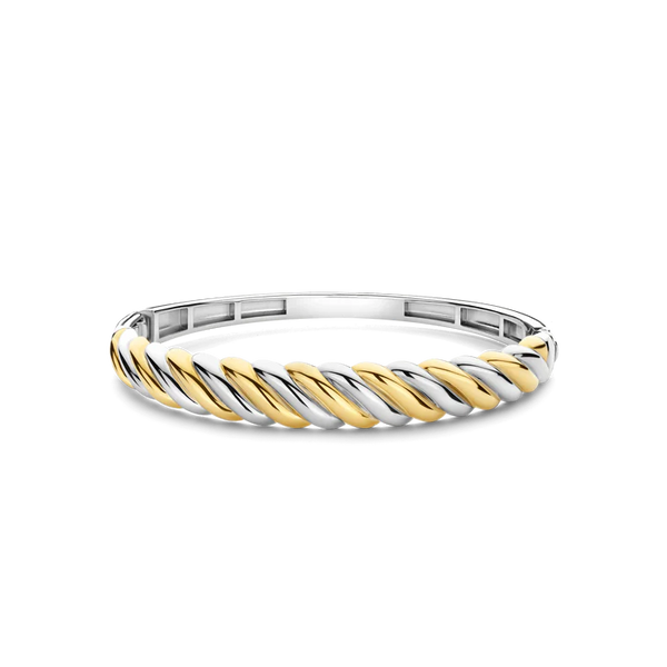 Ti Sento Mixed Metal Twisted Bangle