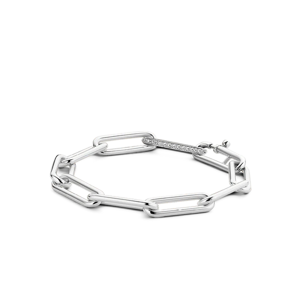 Ti Sento Silver Radiant Link Bracelet