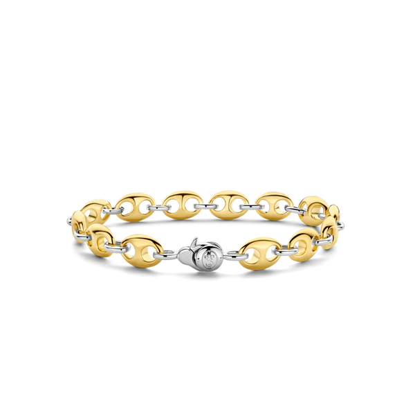 Ti Sento Mixed Metal Coffee Bean Bracelet