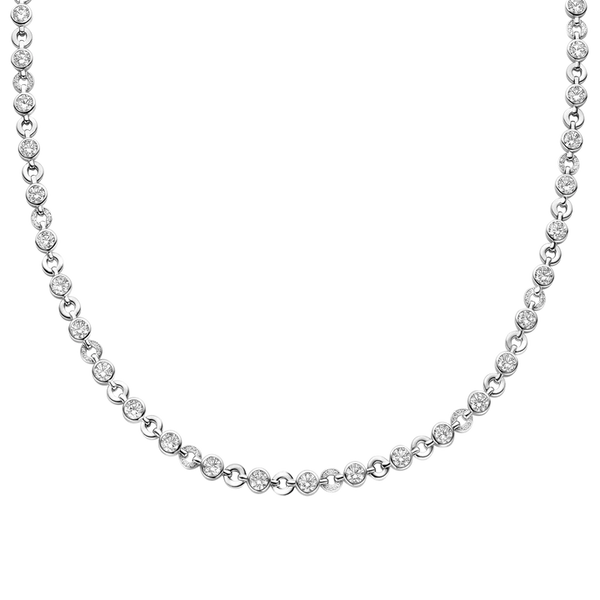 Ti Sento Silver Statement Necklace