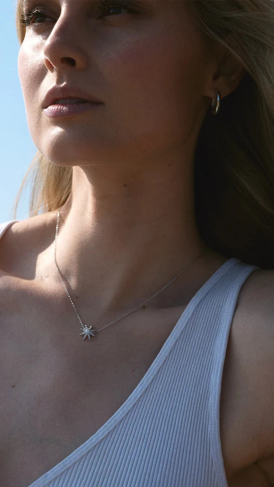 Carat London Silver Atrias Star Necklace