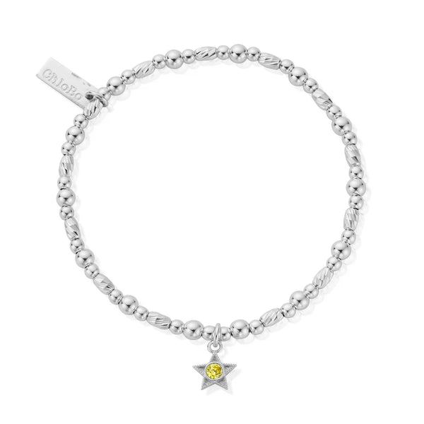 ChloBo Silver August Birthstone Bracelet