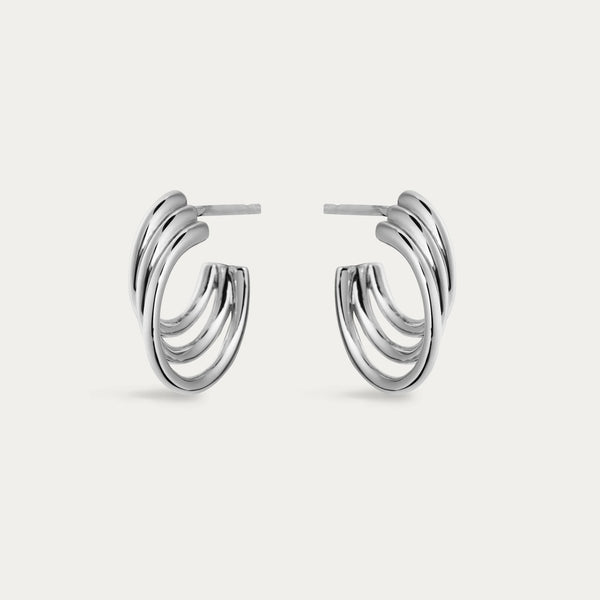 Shaun Leane Silver Bound Hoop Size 3 Earrings