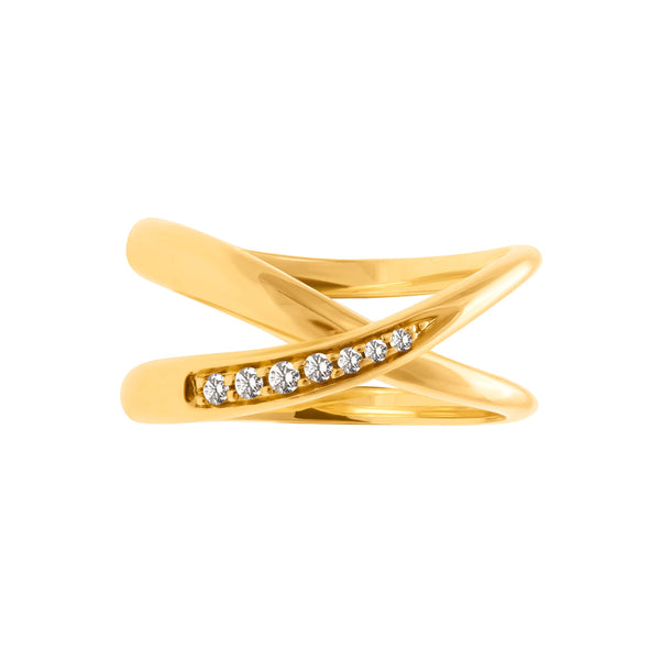 Lucy Q Gold Bliss Ring