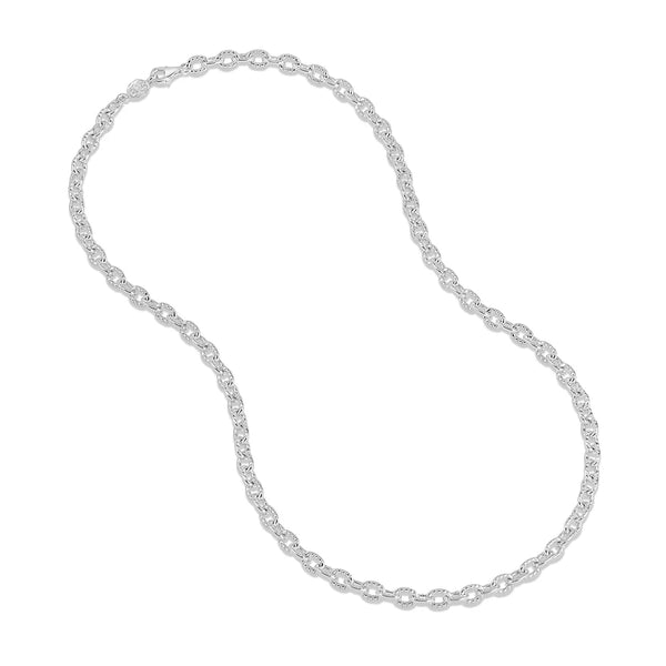 Dower & Hall Silver Chunky Millie-Grain Necklace