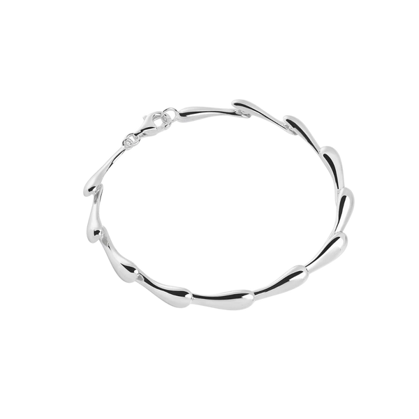 Lucy Q Silver Eternal Drop Bracelet
