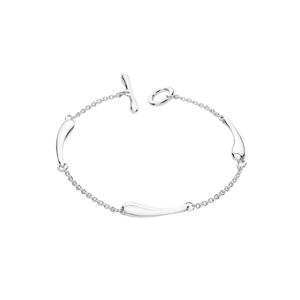 Lucy Q Silver Triple Drop Bracelet