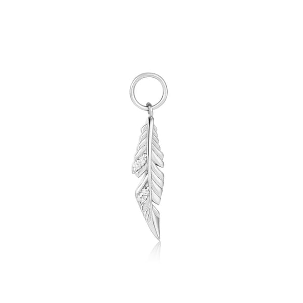 Ania Haie Silver Feather Charm