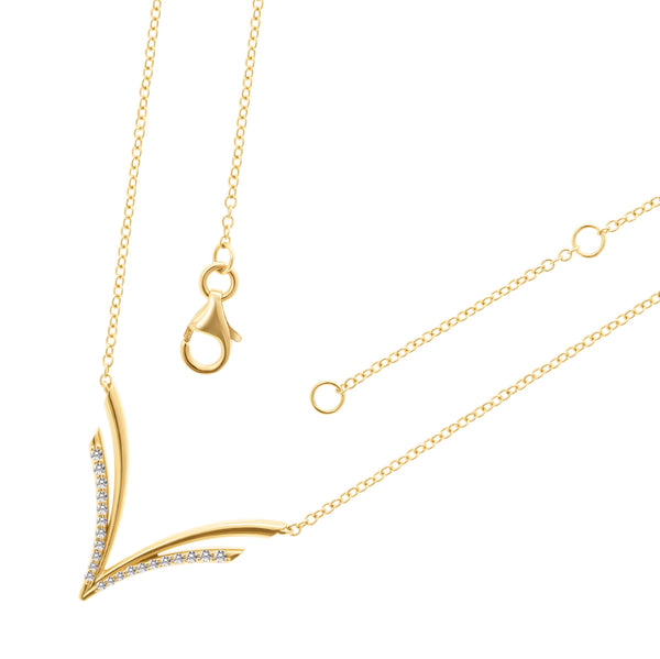 Lucy Q Gold Empire Pendant Necklace