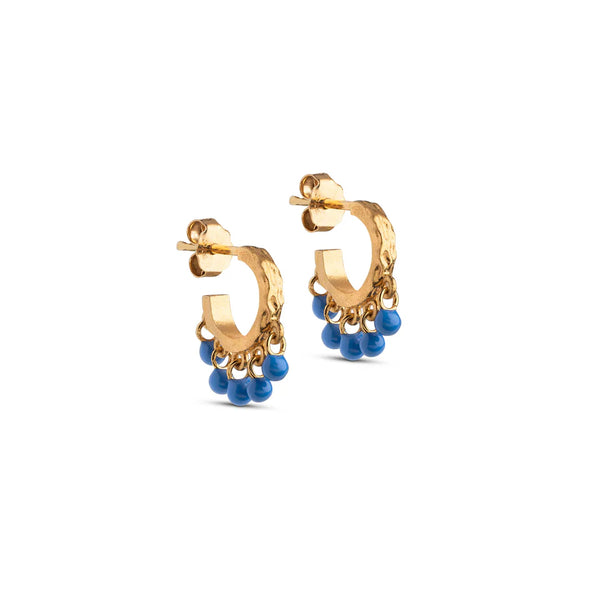 ENAMEL Copenhagen Gold Cornflower Astrid Earrings