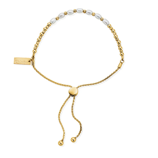 ChloBo Gold Cherished Moments Adjustable Bracelet