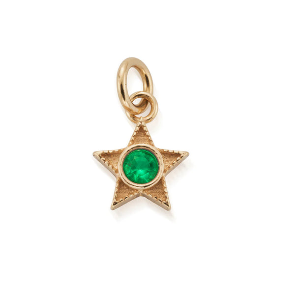 ChloBo Gold May Mini Star Birthstone Pendant Charm
