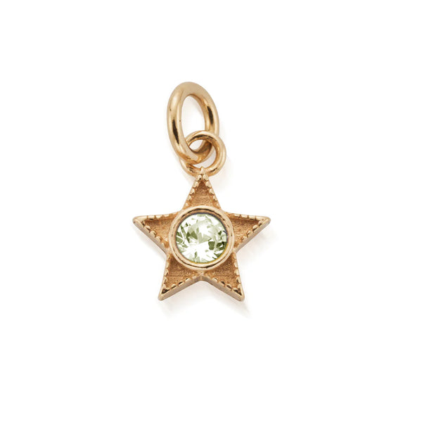 ChloBo Gold November Mini Star Birthstone Pendant Charm