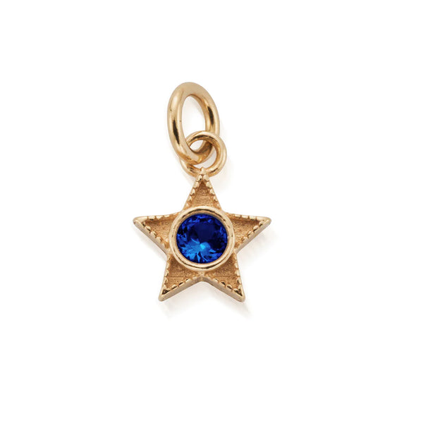 ChloBo Gold December Mini Star Birthstone Pendant Charm