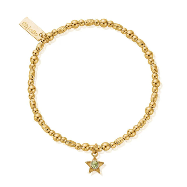 ChloBo Gold August Birthstone Bracelet