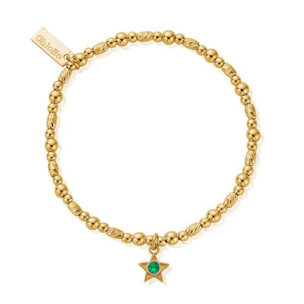 ChloBo Gold May Birthstone Bracelet