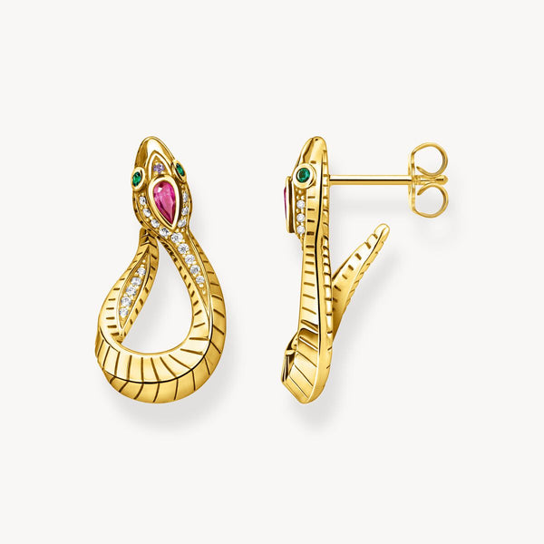 Thomas Sabo Gold Snake Earrings