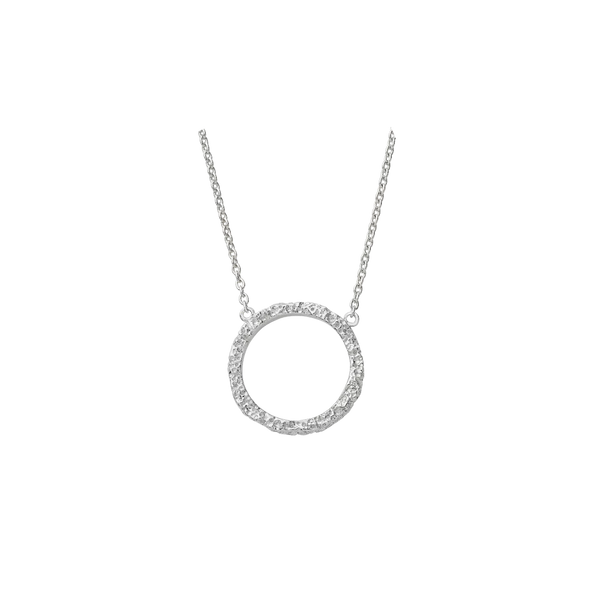 Lucy Q Silver Hula Single Necklace