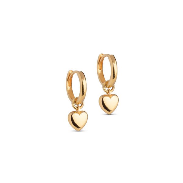 ENAMEL Copenhagen Gold Amore Hoop Earrings