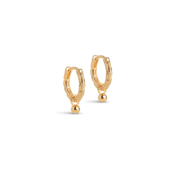 ENAMEL Copenhagen Gold Belle Hoop Earrings