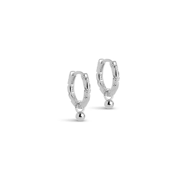ENAMEL Copenhagen Silver Belle Hoop Earrings
