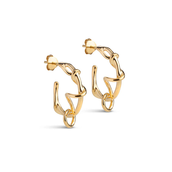 ENAMEL Copenhagen Gold Capella Hoop Earrings