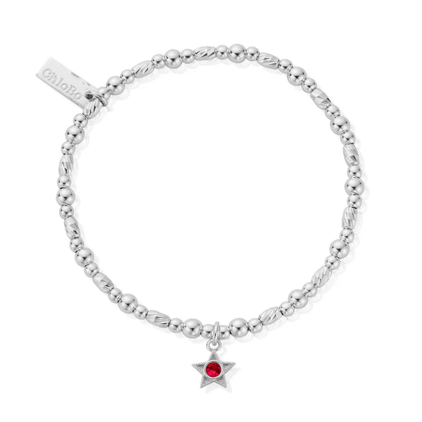 ChloBo Silver January Birthstone Bracelet