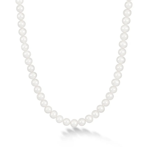 Dower & Hall Timeless White Freshwater Pearl Necklace