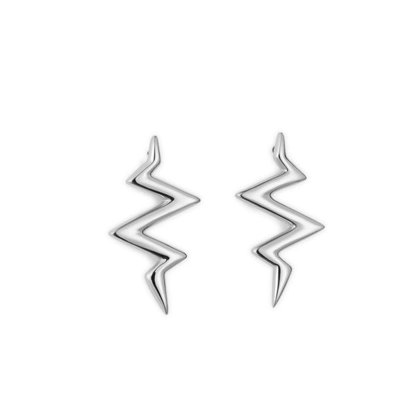 Toolally Silver Bubble Beats Earrings
