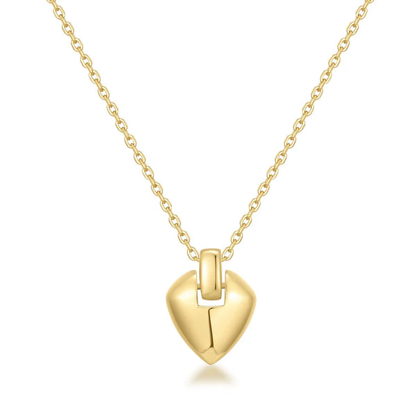 Ania Haie Gold Shield Pendant Necklace