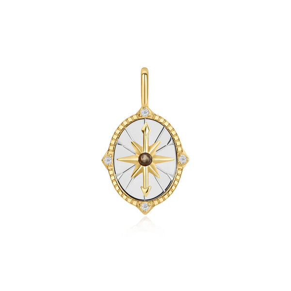 Ania Haie Gold Two Tone Star Disc Charm
