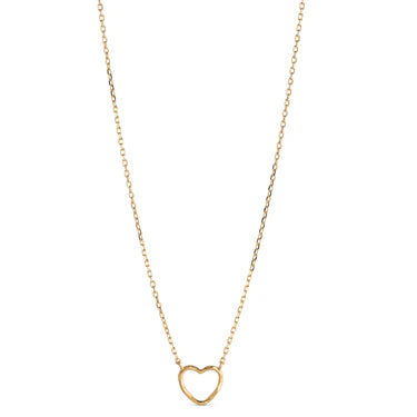 ENAMEL Copenhagen Gold Organic Heart Necklace
