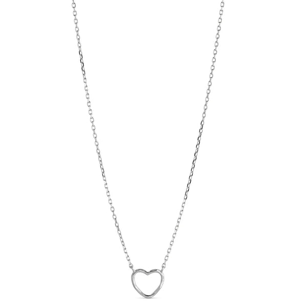 ENAMEL Copenhagen Silver Organic Heart Necklace