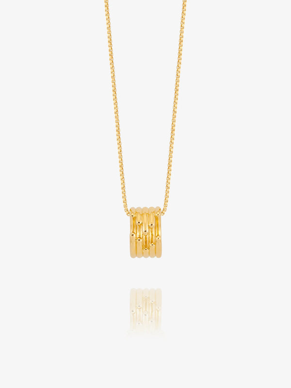 Rachel Jackson Gold Lifestream Ring Necklace