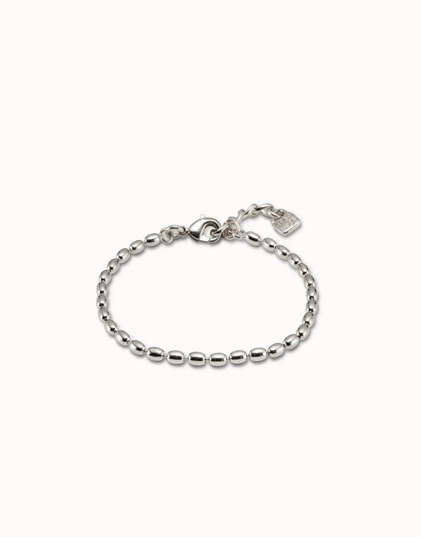 UNO de 50 Silver Slim Oval Link Chain Bracelet