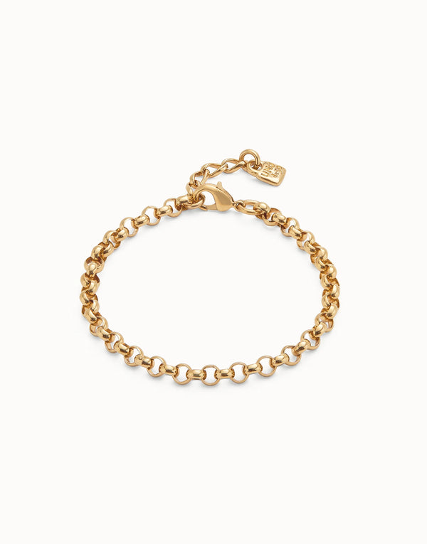 UNO de 50 Gold Link Chain Bracelet