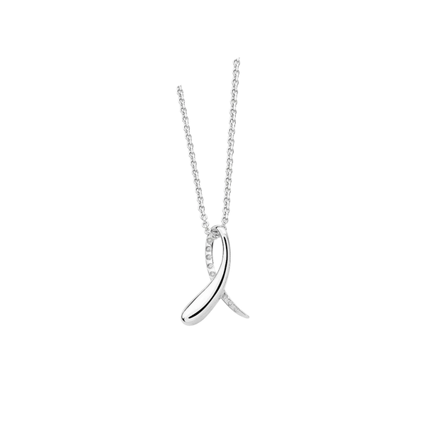 Lucy Q Silver Sycamore Pendant Necklace