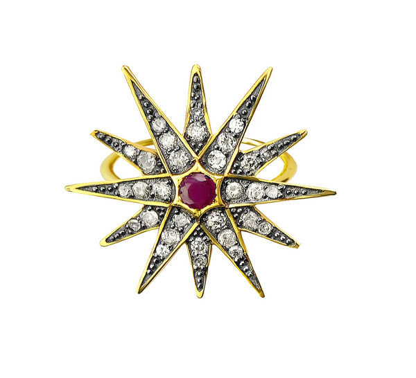 Sweet Marie Ophelia Ruby Ring