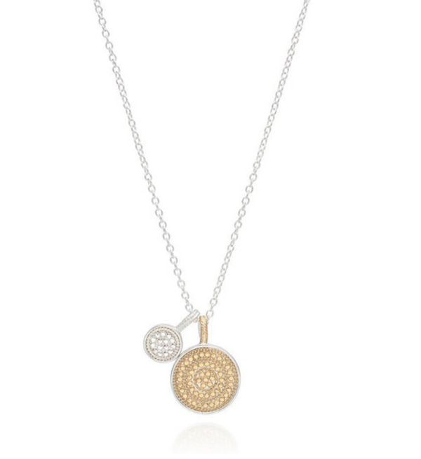 Anna Beck Dual Divided Disc Necklace
