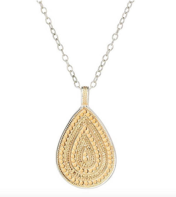 Anna Beck Large Beaded Teardrop Necklace