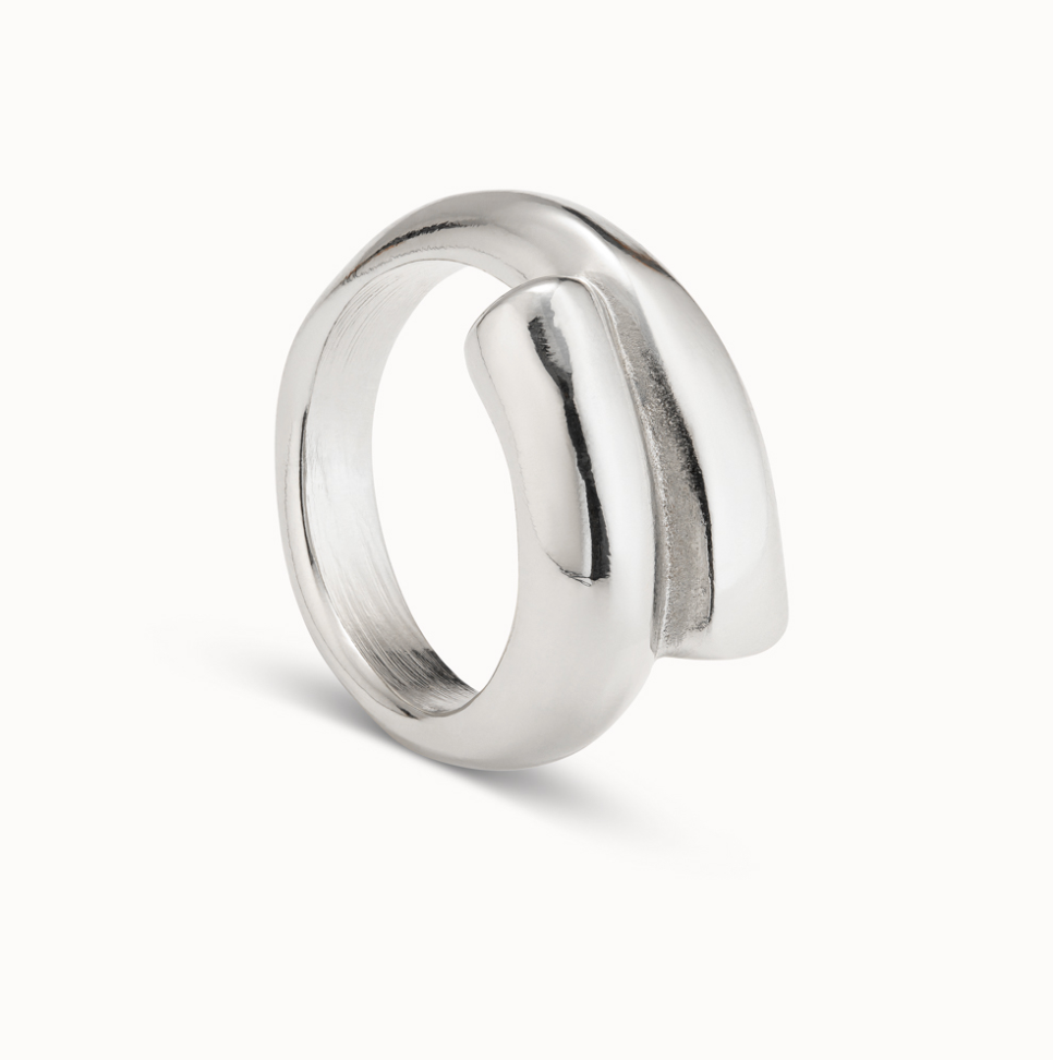 UNO de 50 Silver Crossed Legs Ring – Hill & Hill | Luxury Jewellery ...