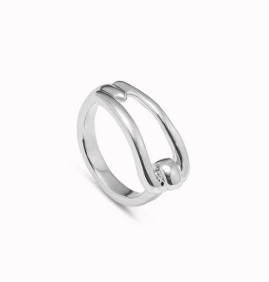 UNO de 50 Silver Prosperity Ring
