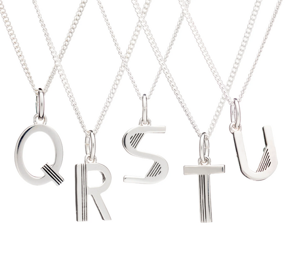 Rachel Jackson Silver 'S' Initial Necklace