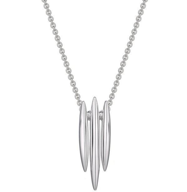 Shaun Leane Men's Silver Arc Triple Necklace