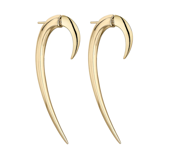 Shaun Leane Gold Large Hook Earrings