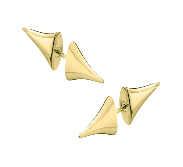 Shaun Leane Gold Rose Thorn Bar Single Earring