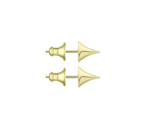 Shaun Leane Gold Rose Thorn Stud Earrings