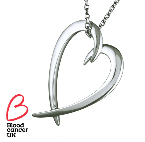 Shaun Leane Silver Hook Heart Necklace