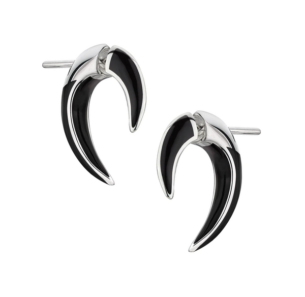 Shaun Leane Silver Sabre Deco Talon Earrings